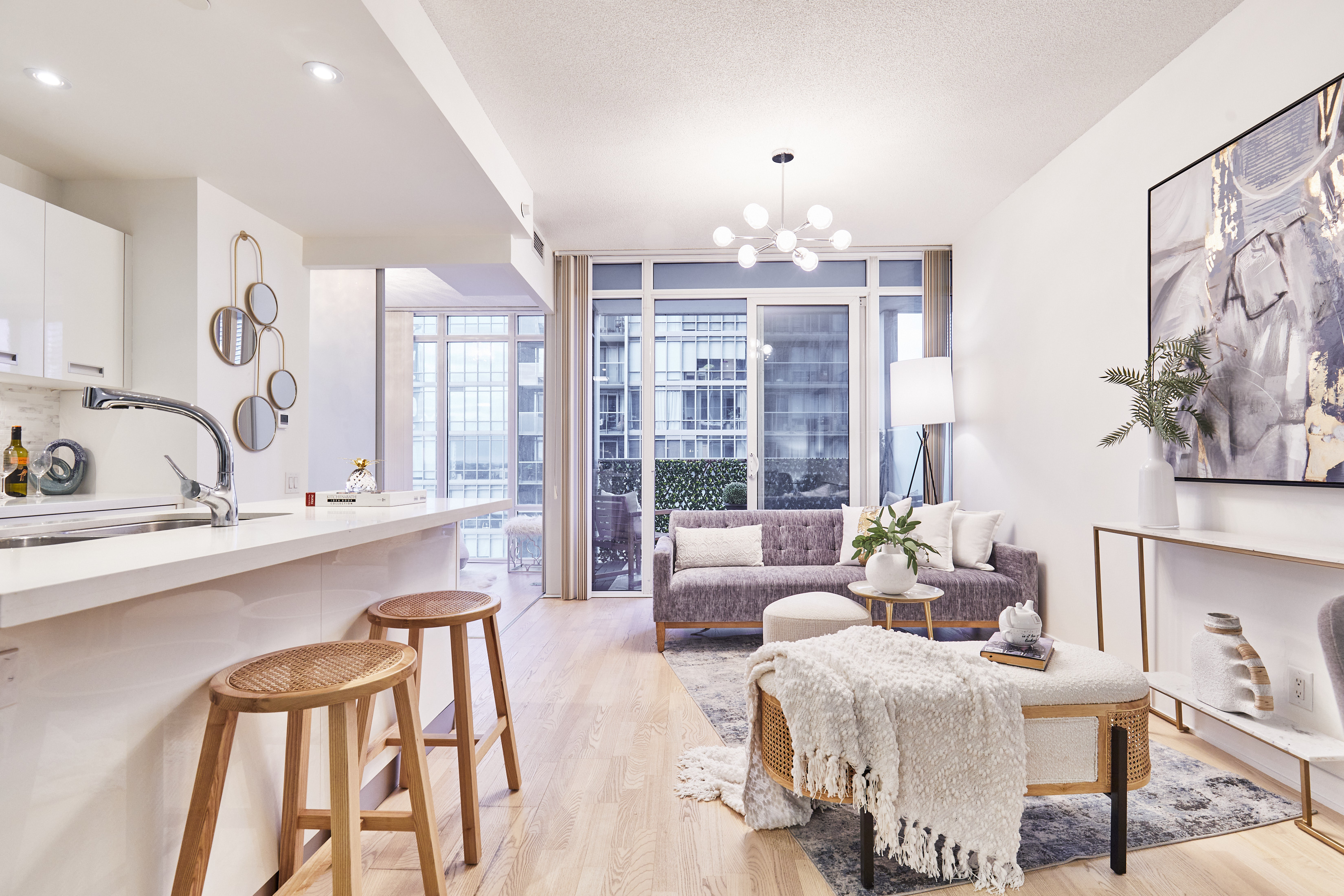 Main Area, 88 Park Lawn, Toronto Condo Staging