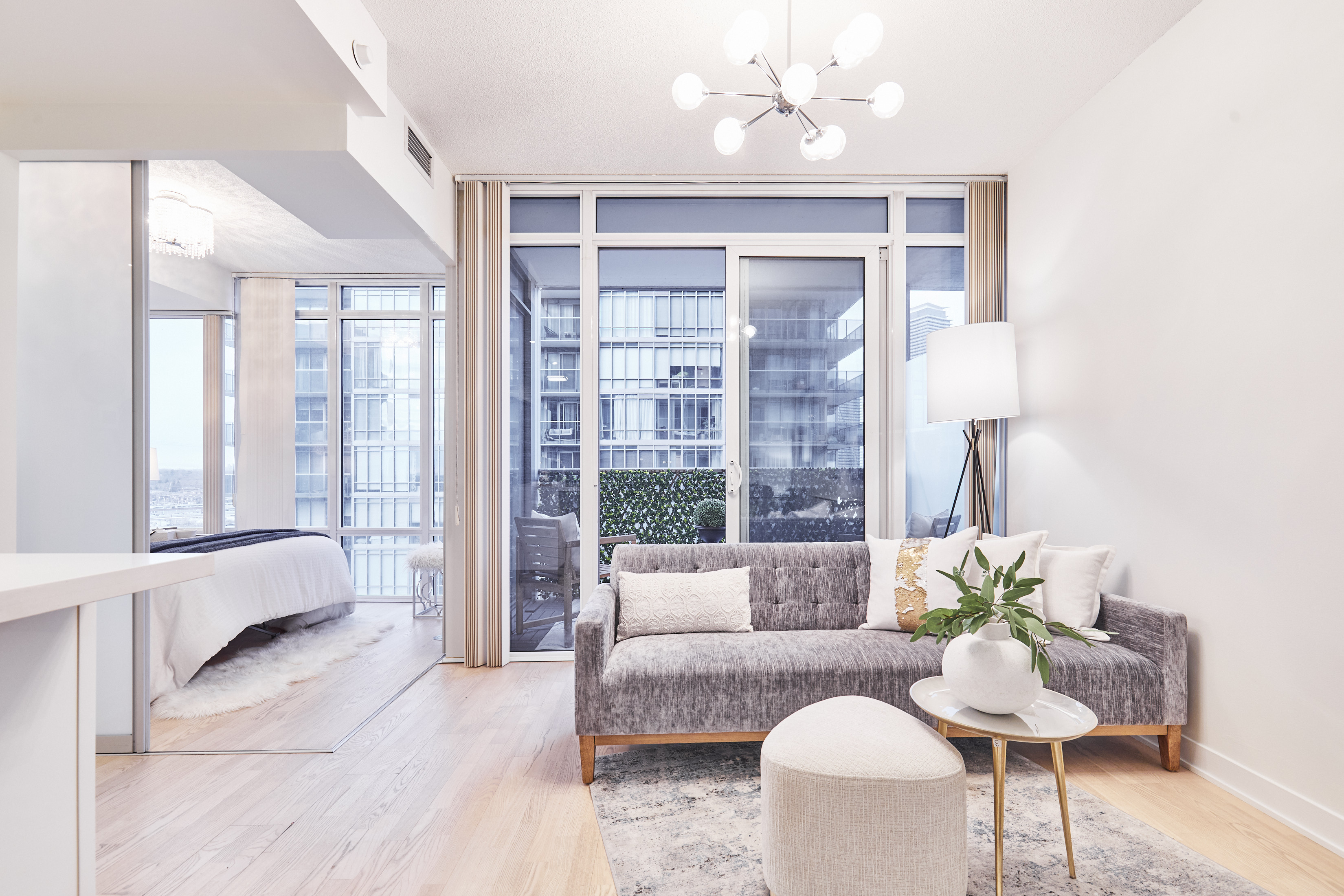 Balcony Door, 88 Park Lawn, Toronto Condo Staging