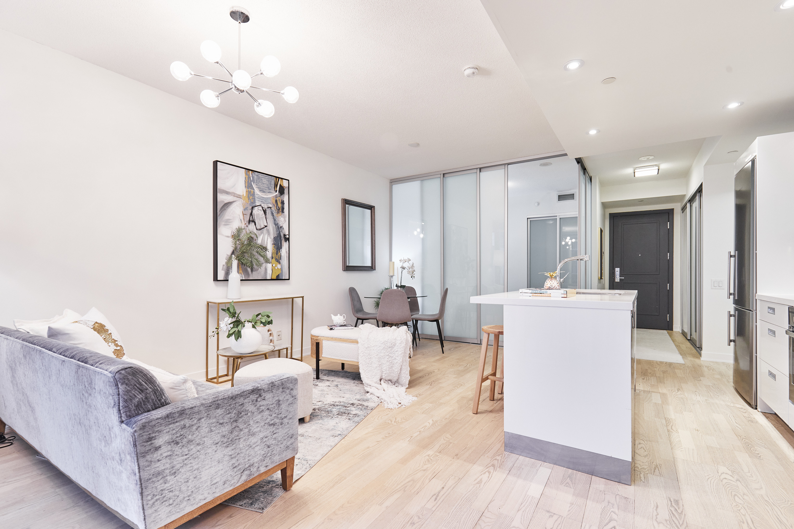 Diagonal View, 88 Park Lawn, Toronto Condo Staging