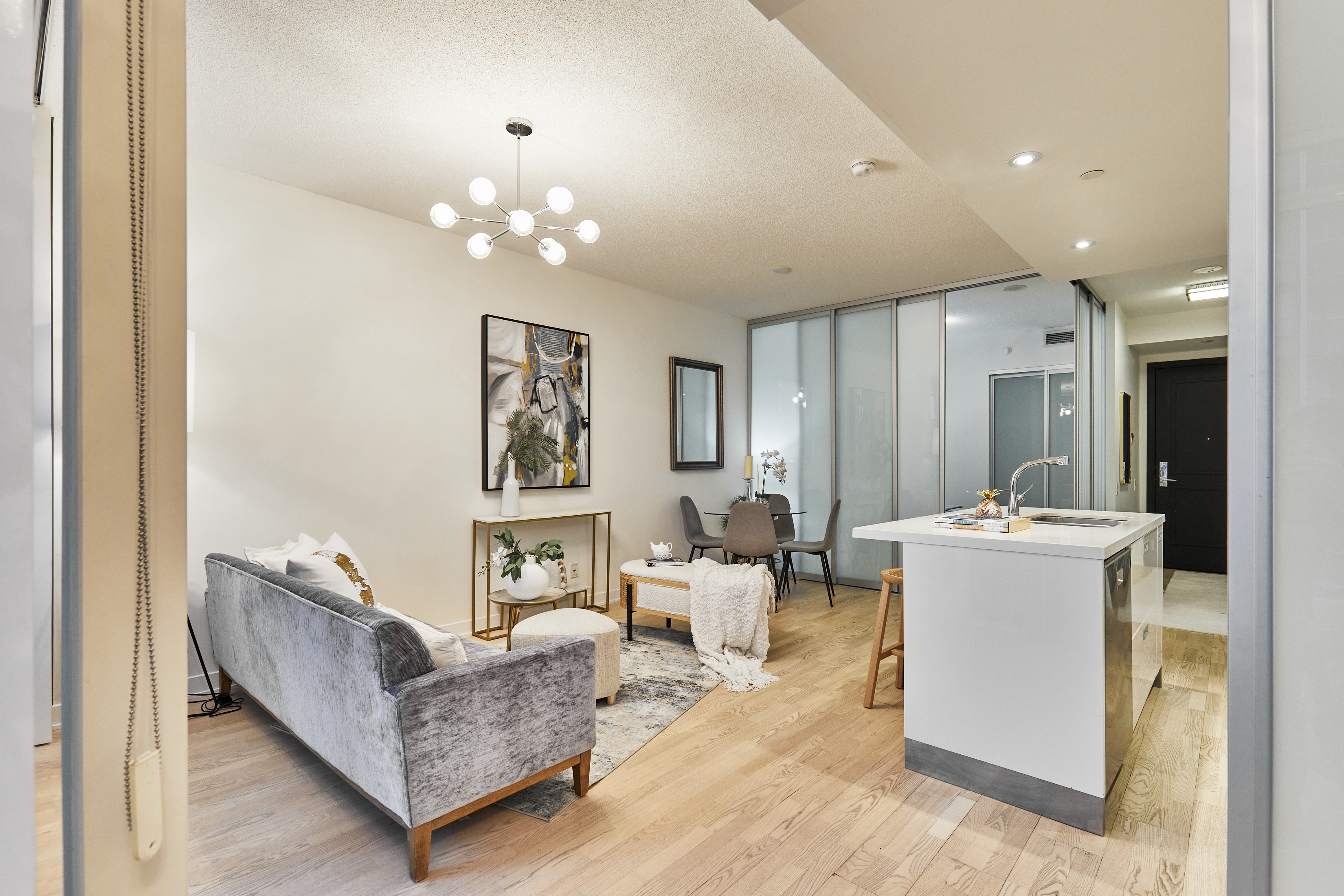 Living Space, 88 Park Lawn, Toronto Condo Staging