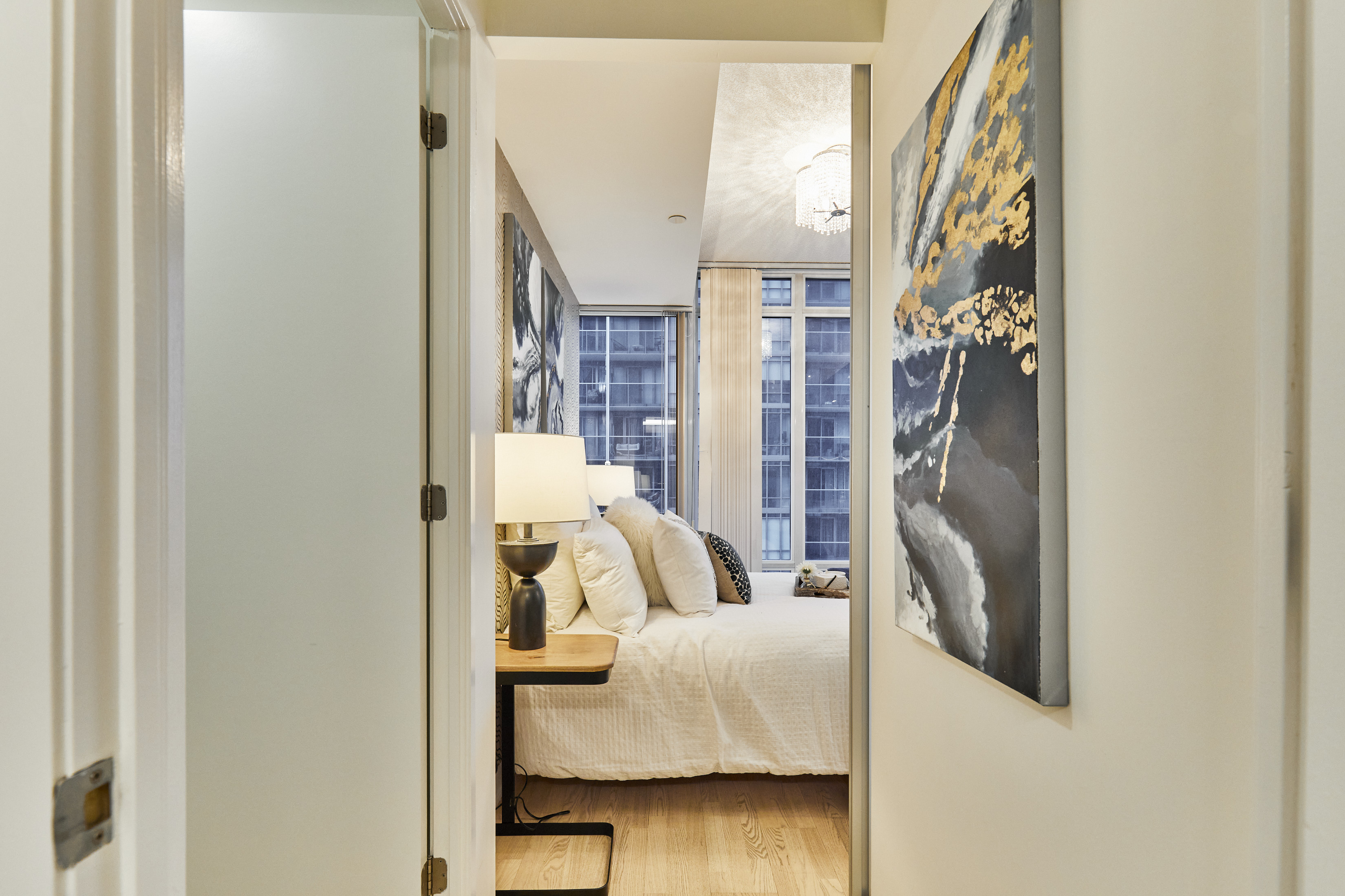 Hall, 88 Park Lawn, Toronto Condo Staging