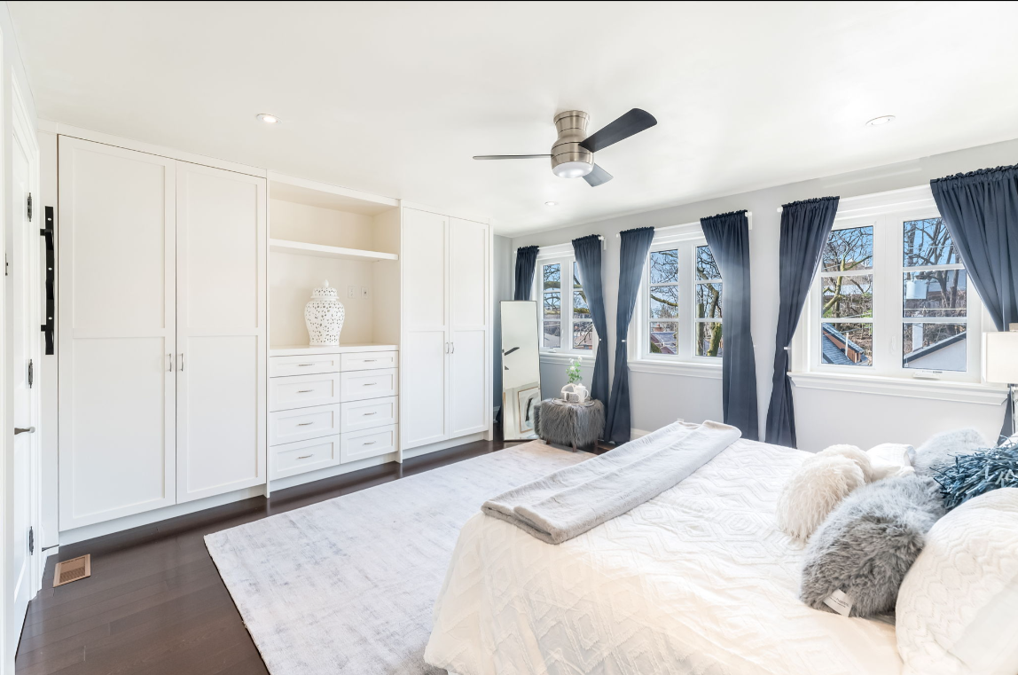 Bedroom Windows, 17 Haverson, Toronto Home Staging