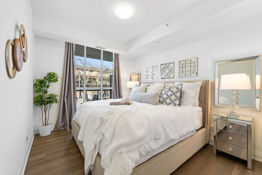 Bedroom, 3655 Kingston, Scarborough Condo Staging