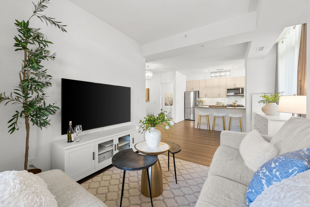 Living Room, 3655 Kingston, Scarborough Condo Staging