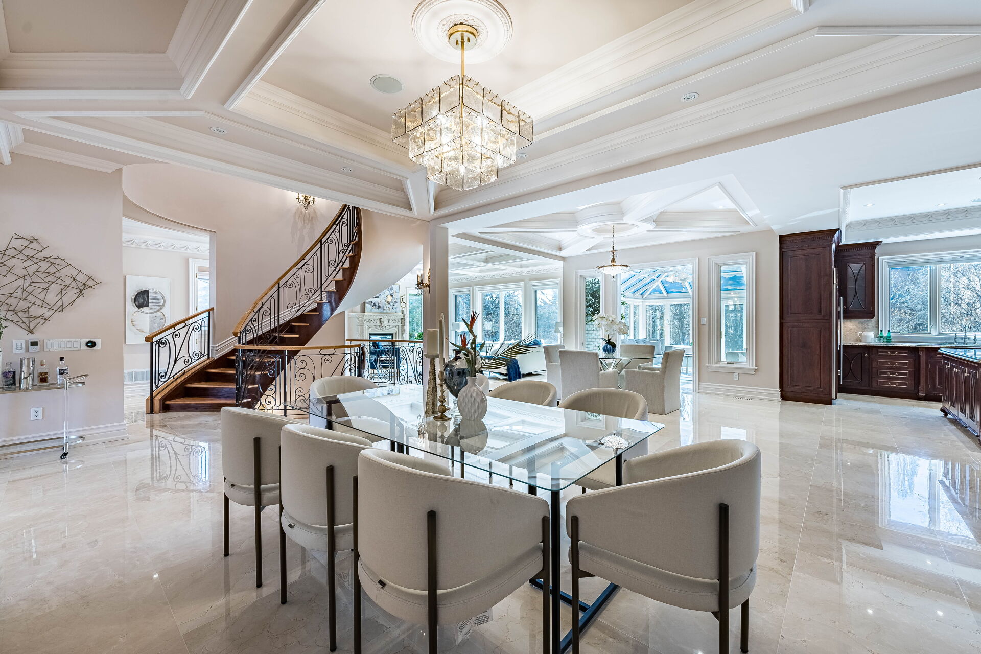 Dining Table, 61 York Rd, Toronto Home Staging