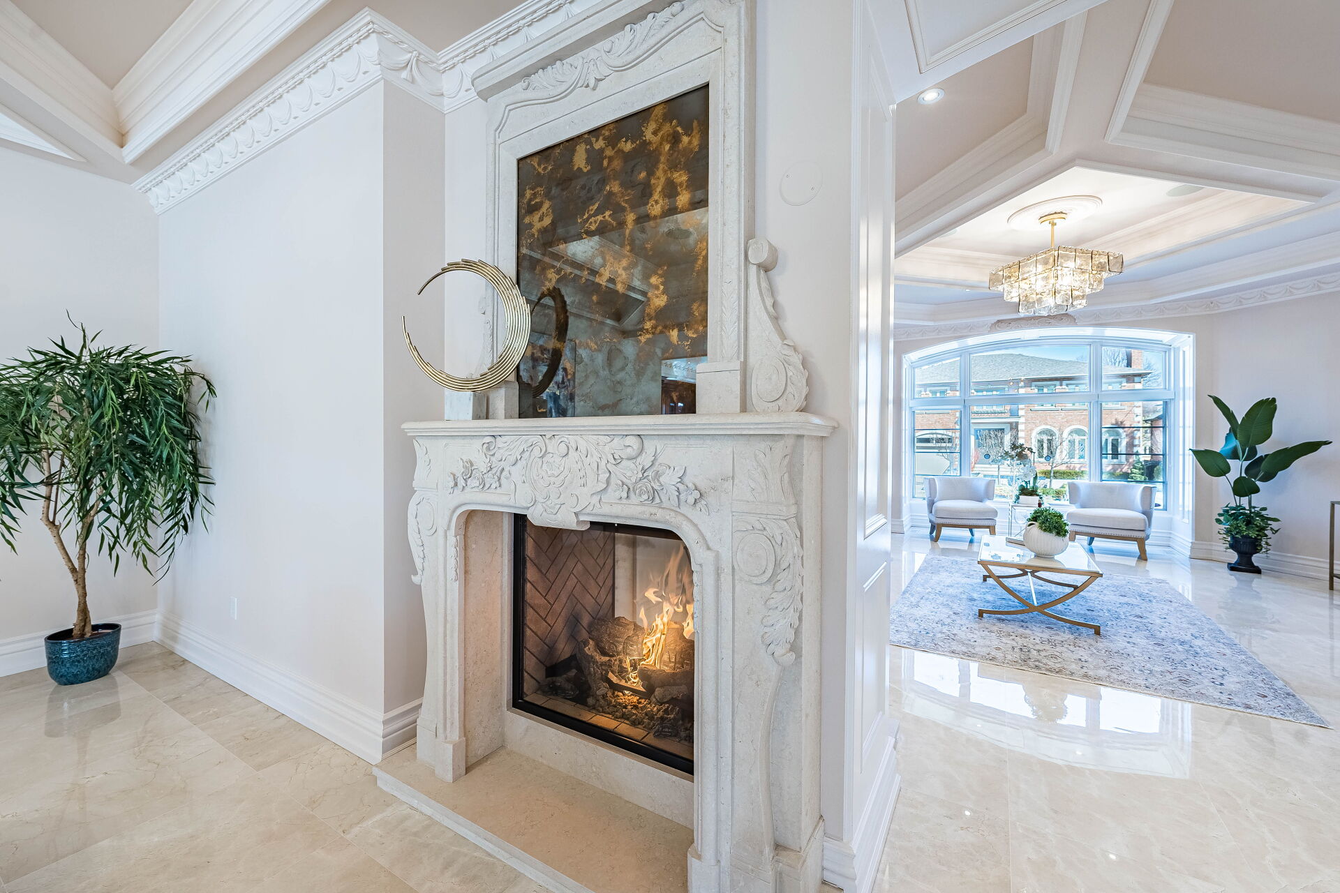 Fireplace Mantle, 61 York Rd, Toronto Home Staging