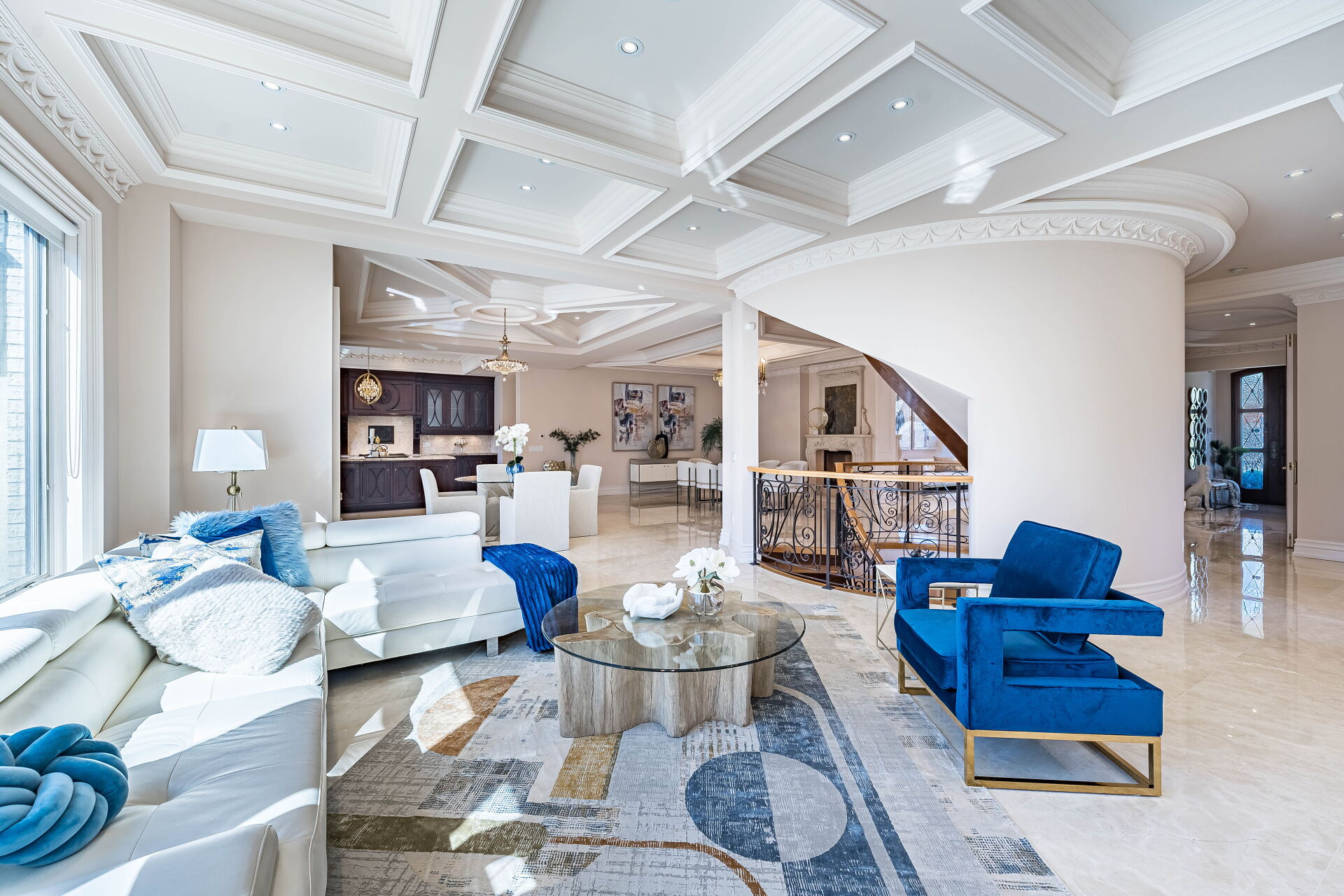 Living Room Area, 61 York Rd, Toronto Home Staging