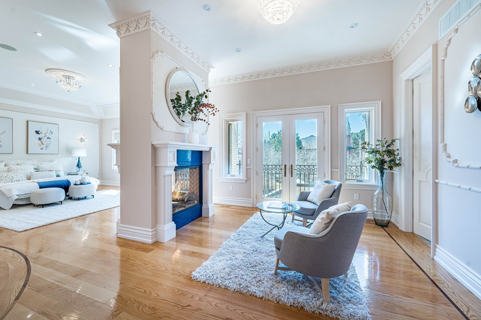 Fireplace Seats, 61 York Rd, Toronto Home Staging