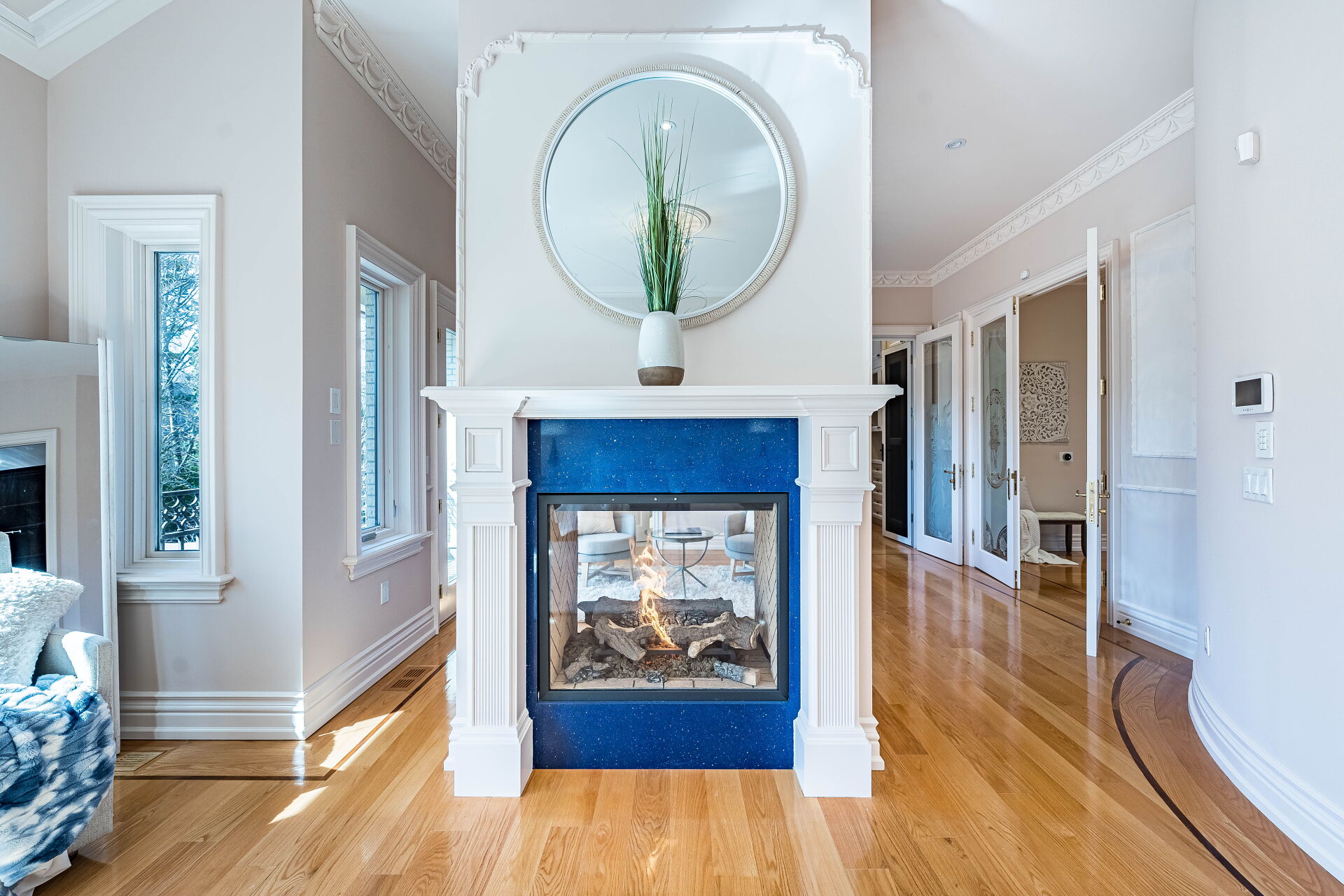 Bedroom Mantle, 61 York Rd, Toronto Home Staging